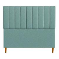 Cabeceria Estofada Solteiro 0,90m Milano Boucle - Pallazio Azul Majestic - 3