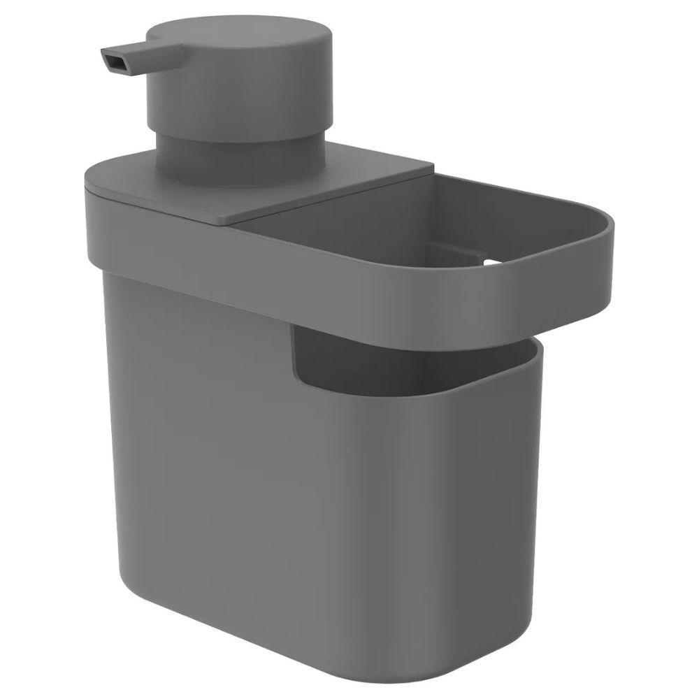 Dispenser Detergente E Organizador Trium 650ml - Chumbo - 1