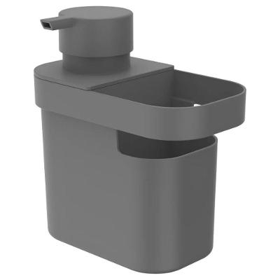 Dispenser Detergente E Organizador Trium 650ml - Chumbo