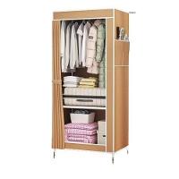 Guarda Roupa Portatil Armario Sapateira Prateleiras Organizador Brinquedos Quarto Praia Cabideiro Cor:preto;tamanho:u - 1