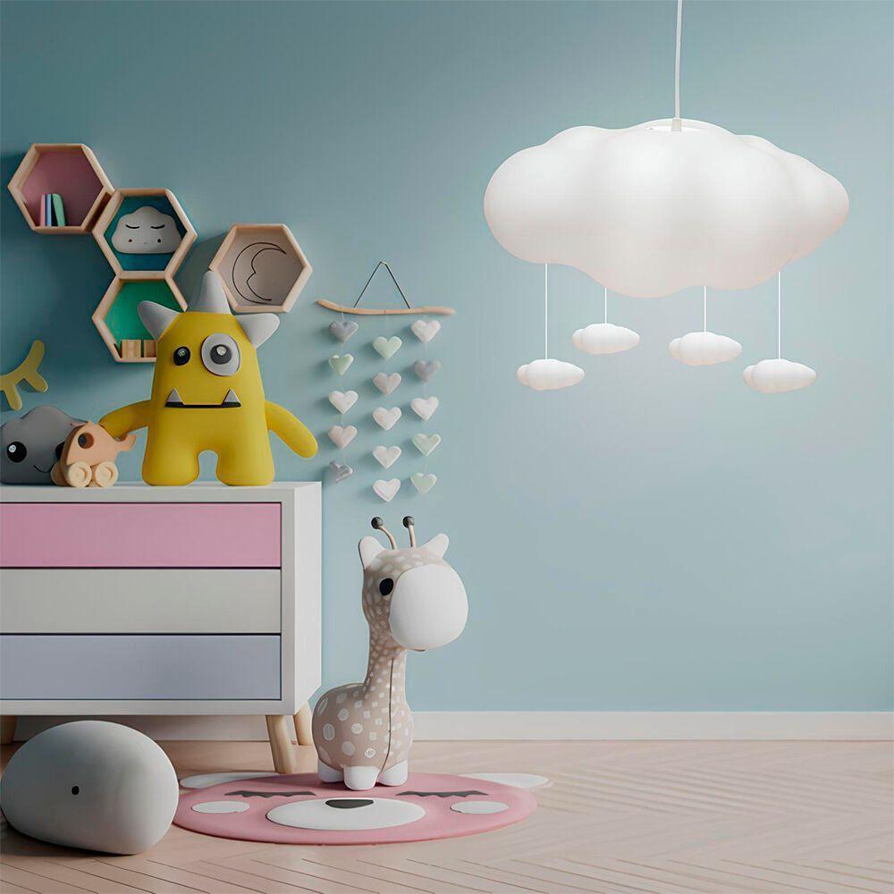 Luminária Pendente Infantil Nuvens Mágicas - Bivolt - 5