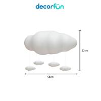 Luminária Pendente Infantil Nuvens Mágicas - Bivolt - 3