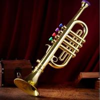 Trompete Infantil Flauta Saxofone Mini Instrumento Musical Clarinete Jazz Music Sax Brinquedo Crianças - 2