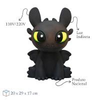 Luminária 3d Banguela - Como Treinar O Seu Dragão | Bivolt 110-220v Licenciada - 2