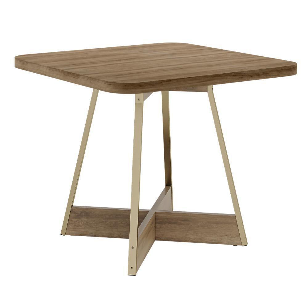Mesa De Jantar Quadrada 90cm átria 1593 Carraro Dourada - 1