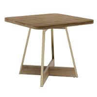 Mesa De Jantar Quadrada 90cm átria 1593 Carraro Dourada - 1