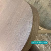 Mesa De Jantar Quadrada 90cm átria 1593 Carraro Dourada - 4