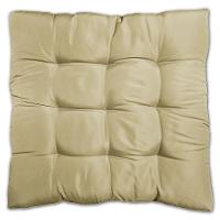 Almofada Futon Assento Decoração 50x50cm Flat Vários Modelos Bege - 2