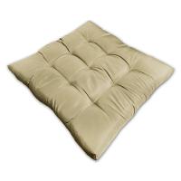 Almofada Futon Assento Decoração 50x50cm Flat Vários Modelos Bege - 3