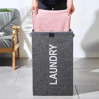 Cesto Roupa Suja Organizador Multiuso Dobravel Roupeiro Lavanderia Quarto Banheiro Com Tampa Portatil - 3