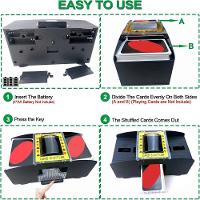 Embaralhador Misturador De Cartas 2 Baralhos Automatico Para Poker, Truco Completo - 7