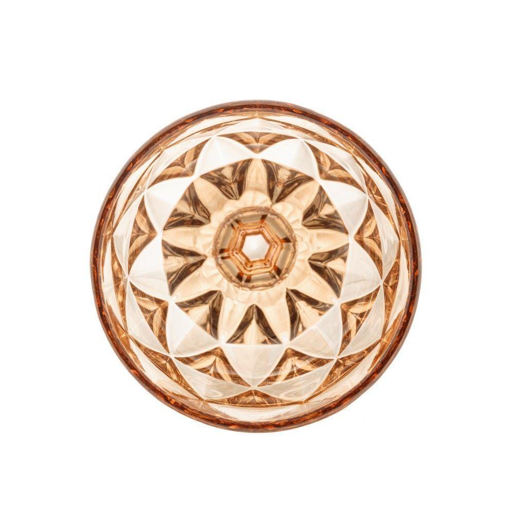 Conjunto De Taças De Vidro Para água 6 Peças 325 Ml Diamond âmbar Lyor - 5