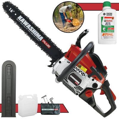 Motosserra Kawashima Kcs380p à Gasolina 37,2cc Com Sabre De 16 Polegadas 6600210 + Óleo Stihl 8017