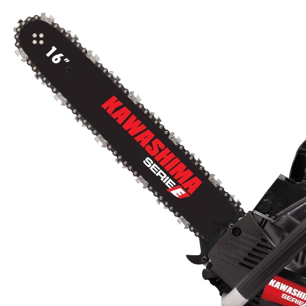 Motosserra Kawashima Kcs 400e à Gasolina 37cc Com Sabre 16 Polegadas - 3300590 + Óleo Stihl 8017 - 6