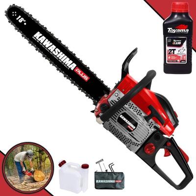 Motosserra Kawashima Kcs500p à Gasolina 49.3cc 2t Com Sabre 18 Polegadas 6600220 + Óleo Toyama Fg50