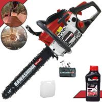 Motosserra Kawashima Kcs380p à Gasolina 37,2cc Com Sabre De 16 Polegadas 6600210 + Óleo Toyama Fg50 - 1