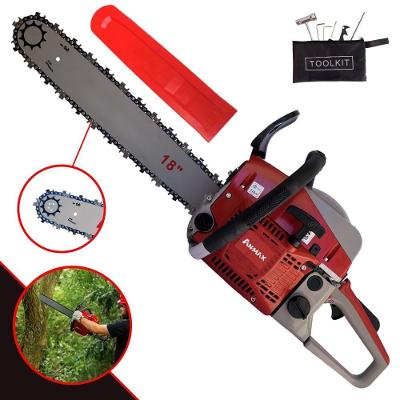 Motosserra Anmax Cs5200b à Gasolina 2t 52cc 2,7hp Sabre 18'' Ponta Rolante Profissional