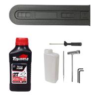 Motosserra Kawashima Kcs 580-e à Gasolina 54cc 2t Com Sabre 18 Polegadas 3300670 + Óleo Toyama Fg50 - 2