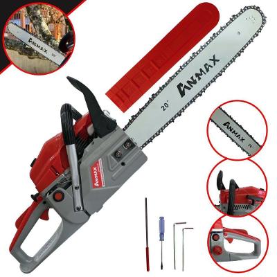 Motosserra Anmax Cs5800a à Gasolina 2t 58cc 3,1hp Sabre 20'' Ponta Rolante Profissional