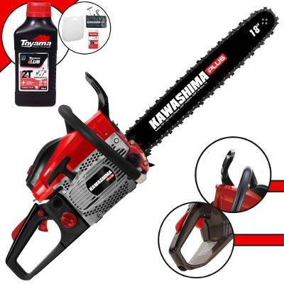 Motosserra Kawashima Kcs550p à Gasolina 54,6cc 2t Com Sabre 18 Polegadas 6600230 + Óleo Toyama Fg50