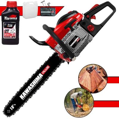 Motosserra Kawashima Kcs550p à Gasolina 54,6cc 2t Com Sabre 18 Polegadas 6600230 + Óleo Toyama Fg50
