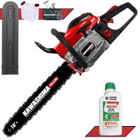 Motosserra Kawashima Kcs500p à Gasolina 49.3cc 2t Com Sabre 18 Polegadas 6600220 + Óleo Stihl 8017 - 1