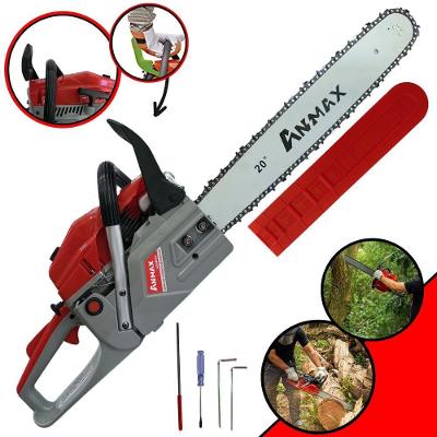 Motosserra Anmax Cs5800a à Gasolina 2t 58cc 3,1hp Sabre 20'' Ponta Rolante Profissional