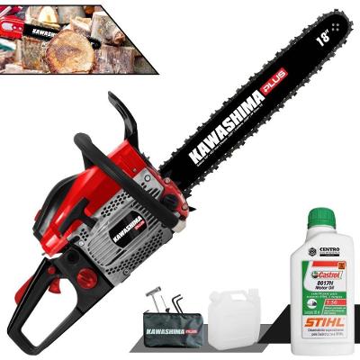 Motosserra Kawashima Kcs550p à Gasolina 54,6cc 2t Com Sabre 18 Polegadas 6600230 + Óleo Stihl 8017