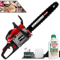 Motosserra Kawashima Kcs550p à Gasolina 54,6cc 2t Com Sabre 18 Polegadas 6600230 + Óleo Stihl 8017 - 1