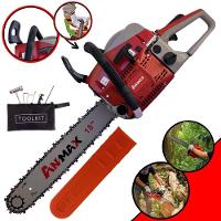 Motosserra Anmax Cs5200b à Gasolina 2t 52cc 2,7hp Sabre 18'' Ponta Rolante Profissional - 1