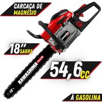 Motosserra Kawashima Kcs550p à Gasolina 54,6cc 2t Com Sabre 18 Polegadas 6600230 + Óleo Stihl 8017 - 2