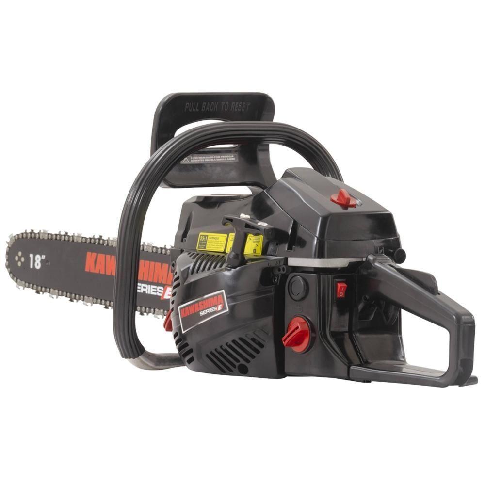 Motosserra Profissional Kawashima Kcs 520e A Gasolina 50.8cc Com Sabre 18 3300660 + Óleo Stihl 8017 - 5