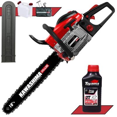 Motosserra Kawashima Kcs500p à Gasolina 49.3cc 2t Com Sabre 18 Polegadas 6600220 + Óleo Toyama Fg50