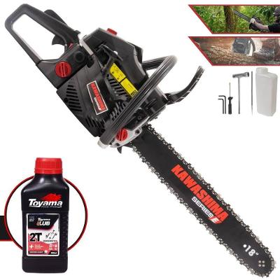 Motosserra Profissional Kawashima Kcs 520e A Gasolina 50.8cc Com Sabre 18 3300660 + Óleo Toyama Fg50