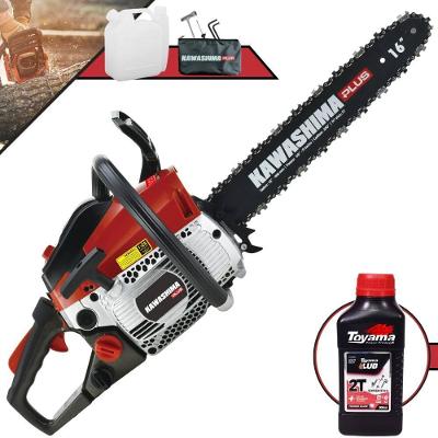Motosserra Kawashima Kcs380p à Gasolina 37,2cc Com Sabre De 16 Polegadas 6600210 + Óleo Toyama Fg50