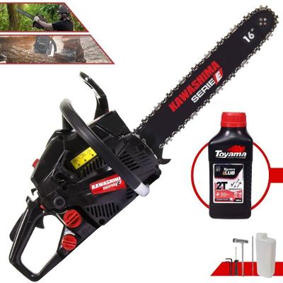 Motosserra Kawashima Kcs 400e à Gasolina 37cc Com Sabre 16 Polegadas - 3300590 + Óleo Toyama Fg50