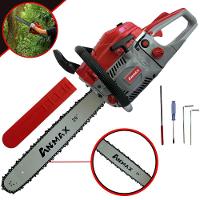 Motosserra Anmax Cs5800a à Gasolina 2t 58cc 3,1hp Sabre 20'' Ponta Rolante Profissional - 1