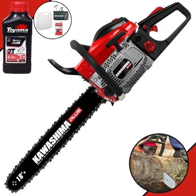 Motosserra Kawashima Kcs550p à Gasolina 54,6cc 2t Com Sabre 18 Polegadas 6600230 + Óleo Toyama Fg50