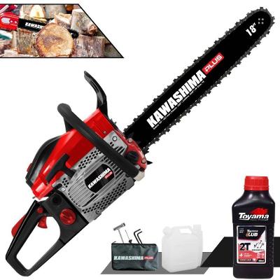 Motosserra Kawashima Kcs550p à Gasolina 54,6cc 2t Com Sabre 18 Polegadas 6600230 + Óleo Toyama Fg50