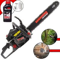 Motosserra Profissional Kawashima Kcs 520e A Gasolina 50.8cc Com Sabre 18 3300660 + Óleo Toyama Fg50 - 1