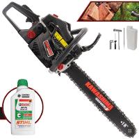 Motosserra Kawashima Kcs 580-e à Gasolina 54cc 2t Com Sabre 18 Polegadas 3300670 + Óleo Stihl 8017 - 1