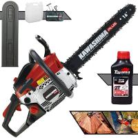 Motosserra Kawashima Kcs380p à Gasolina 37,2cc Com Sabre De 16 Polegadas 6600210 + Óleo Toyama Fg50 - 1