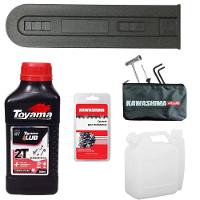 Motosserra Kawashima Kcs380p à Gasolina 37,2cc Com Sabre De 16 Polegadas 6600210 + Óleo Toyama Fg50 - 5