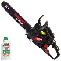 Motosserra Kawashima Kcs 400e à Gasolina 37cc Com Sabre 16 Polegadas - 3300590 + Óleo Stihl 8017 - 3