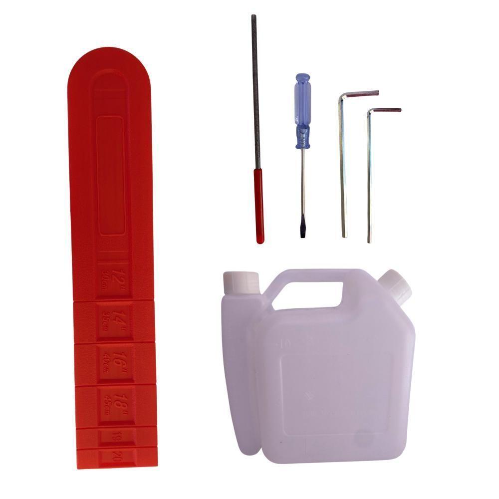 Motosserra Anmax Cs5800a à Gasolina 2t 58cc 3,1hp Sabre 20'' Ponta Rolante Profissional + Óleo Toyama Fg50 500ml - 8