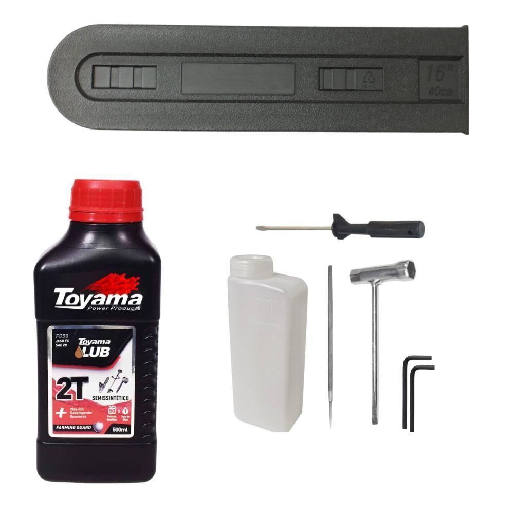 Motosserra Profissional Kawashima Kcs 520e A Gasolina 50.8cc Com Sabre 18 3300660 + Óleo Toyama Fg50 - 6