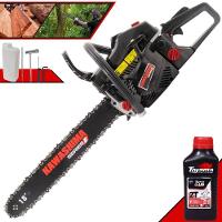 Motosserra Profissional Kawashima Kcs 520e A Gasolina 50.8cc Com Sabre 18 3300660 + Óleo Toyama Fg50 - 1