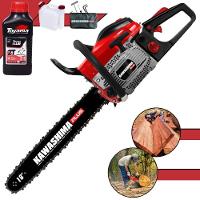 Motosserra Kawashima Kcs500p à Gasolina 49.3cc 2t Com Sabre 18 Polegadas 6600220 + Óleo Toyama Fg50 - 1