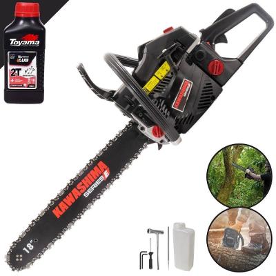 Motosserra Profissional Kawashima Kcs 520e A Gasolina 50.8cc Com Sabre 18 3300660 + Óleo Toyama Fg50
