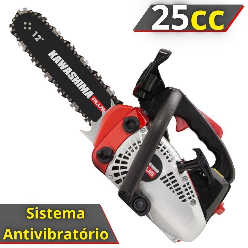 Motosserra Profissional Kawashima Kcs 260-p à Gasolina 25,4cc Com Sabre 12 6600200 + Óleo Stihl 8017 - 2